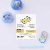 Foot Design, Podiatry Clinic, Podiatrist Flyer (Enkel)