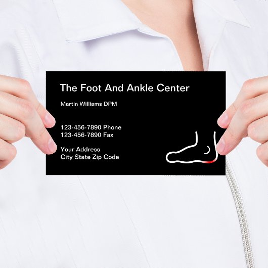 Foot Doctor Podiatry Visitekaartje
