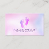 Foot Healthcare Spa Practitioner Dreamweaver Pink  Visitekaartje (Voorkant)