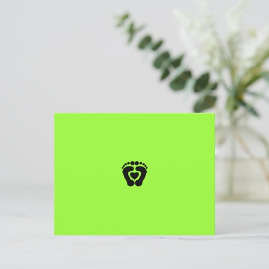 Foot Love Briefkaart (Staand voorkant)