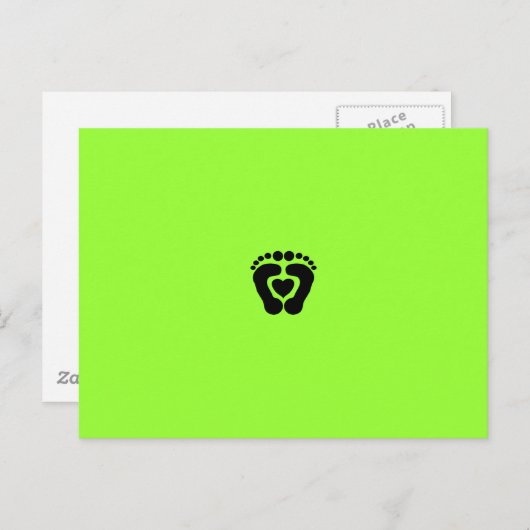 Foot Love Briefkaart (Voorkant / Achterkant)