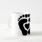 Foot Love Koffiemok (Voorkant links)