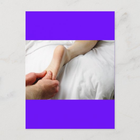 Foot Massage Briefkaart (Voorkant)