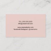 Foot Massage Practitioner Podiatrist Spa Visitekaartje (Achterkant)