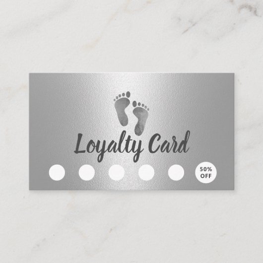 Foot Massage Theraper Practitioner Silver Loyalty (Voorkant)