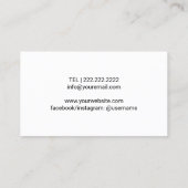 Foot Massage Therapy Gold Logo Reflexology Spa Visitekaartje (Achterkant)