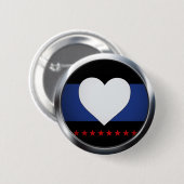 FOOT PRIDE MEDAILLON RONDE BUTTON 5,7 CM (Voorkant /achterkant)