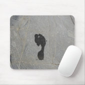 Foot Print Mousepad Muismat (Met muis)