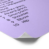 Foot Reflexology-diagram Poster (Hoek)