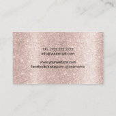 Foot Reflexology Spa Roos Gold Massage Therapy Visitekaartje (Achterkant)