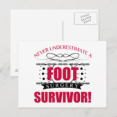 Foot Surgery Briefkaart (Voorkant / Achterkant)