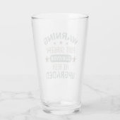 Foot Surgery Humor Upgraded Glas (Achterkant)