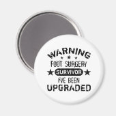 Foot Surgery Humor Upgraded Magneet (Voorkant / Achterkant)