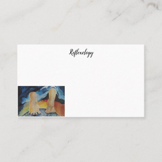 Foot Wellness Relex Maureen Girard EArth Visitekaartje (Voorkant)