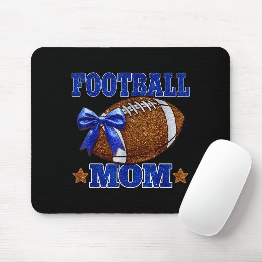 Footbal Mom Football Mama Game Day Football Season Muismat (Met muis)