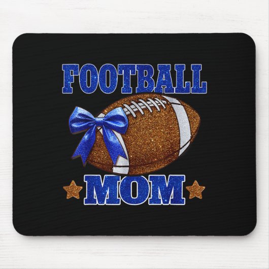 Footbal Mom Football Mama Game Day Football Season Muismat (Voorkant)