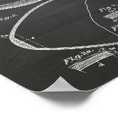 Football 1939 Patent Art - Chalkboard Poster (Hoek)
