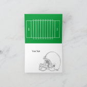 Football #1 Papa Happy Vaderdag Kaart (Binnen)