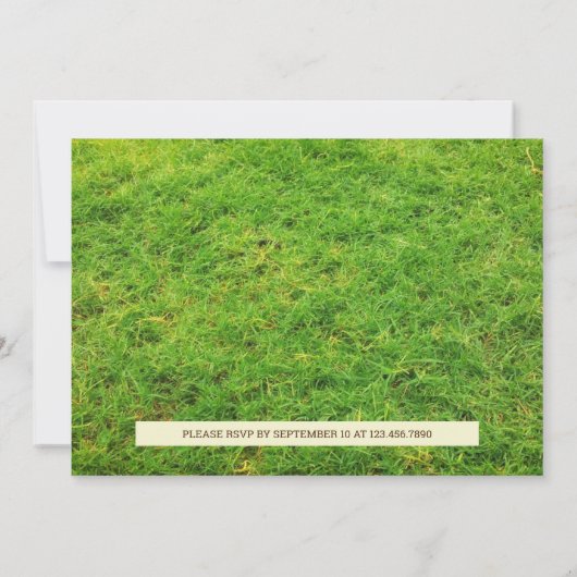  Football 1e eerste verjaardag Foto Kaart (Achterkant)