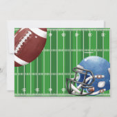 Football 1e foto Verjaardagsjongen Kaart (Achterkant)