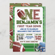 Football 1e jaar down Birthday