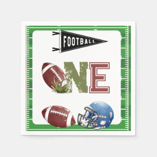 Football 1e jaar down Birthday Servet