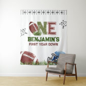 Football 1e jaar down Birthday Wandkleed (In situ)