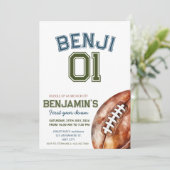 Football 1e jaar naar beneden Football vrijdag Kaart (Staand voorkant)