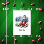 Football 1e verjaardag bedankkaart