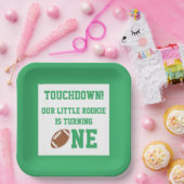 Football 1e verjaardag Bord papier (Feest)