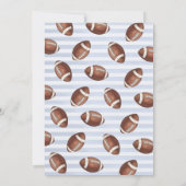 Football 1e verjaardag kaart (Achterkant)