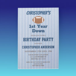 Football 1e verjaardag kaart