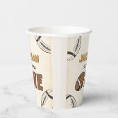 Football 1e verjaardag Papieren bekers (Rechts)