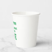 Football 1e verjaardag papieren bekers (Links)