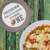 Football 1e verjaardag papieren bordje