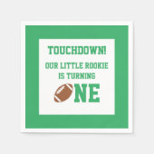 Football 1e verjaardag servet (Voorkant)