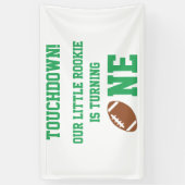 Football 1e verjaardag spandoek (Verticaal)