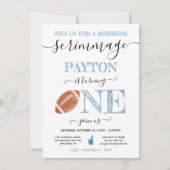 Football 1e verjaardag van het wetsvoorstel kaart (Voorkant)