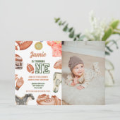 Football 1e Verjaardagsjongens Waterverf Kaart (Staand voorkant)