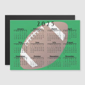 Football 2025 Kalender Magnetische Kaart (Voorkant / Achterkant)