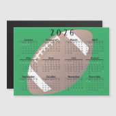Football 2026 Calendar Magnetic Card (Voorkant / Achterkant)