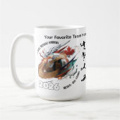 Football 2026 Coffee Mug– Mexico USA Canada Design Koffiemok (Links)