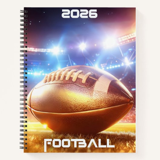 FOOTBALL 2026 NOTITIEBOEK (Voorkant)