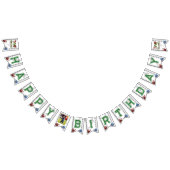 Football 2e jaar down Birthday Vlaggetjes (Alle)