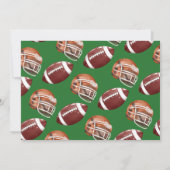 Football 2e jaar down foto Verjaardag Kaart (Achterkant)