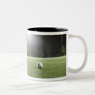 Football 3 tweekleurige koffiemok