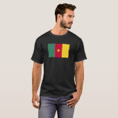 Football 3 van de Kameroense vlag T-shirt (Voorkant volledig)