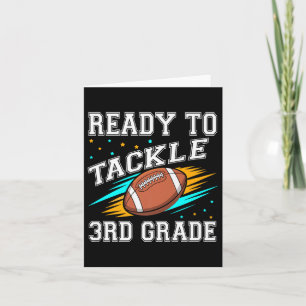 Football 3e leerjaar eerste schooldag terug kaart