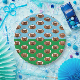 Football 4e jaar na geboorte papieren bordje