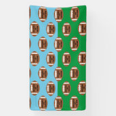 Football 4e jaar na geboorte spandoek (Verticaal)